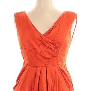 New Directions Sleeveless Orange Cocktail Dress, Size 16, with Pockets